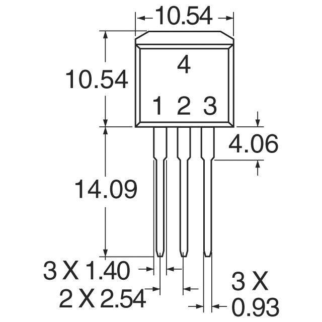 IRF820ALPBF Vishay Siliconix  Transistors - FET MOSFET - Simples
